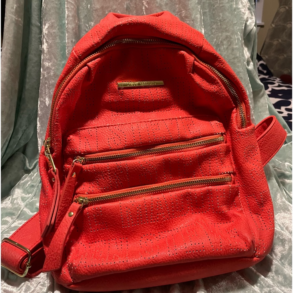 Coral mini backpack